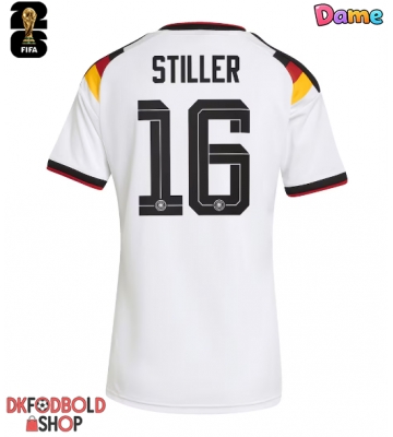 Tyskland Angelo Stiller #16 Hjemmebanetrøje Dame VM 2026 Kort ærmer Tyskland Angelo Stiller #16 Hjemmebanetrøje Dame VM 2026 Kort ærmer